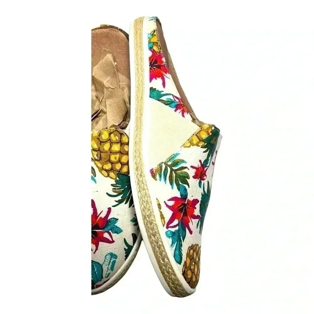 A2 by Aerosoles Women’s Flat Mules Natural Multi Colored Size 7 Brand New No Box - Picture 5 of 10